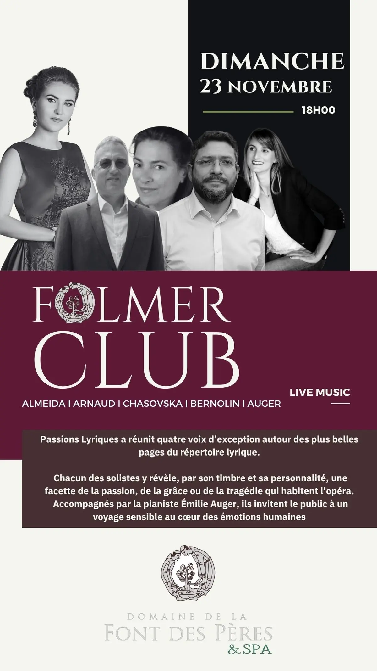 Affiche Eclats d'Opéra Affiche Eclats d'Opéra