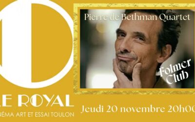 Pierre de Bethmann Quartet le 20 novembre